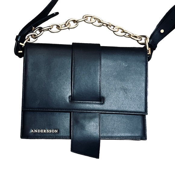 Andersson Bell Anes Classic Logo Chain Bag Black EXCELLENT COMDITION!!! LIKE NEW - Picture 3 of 13